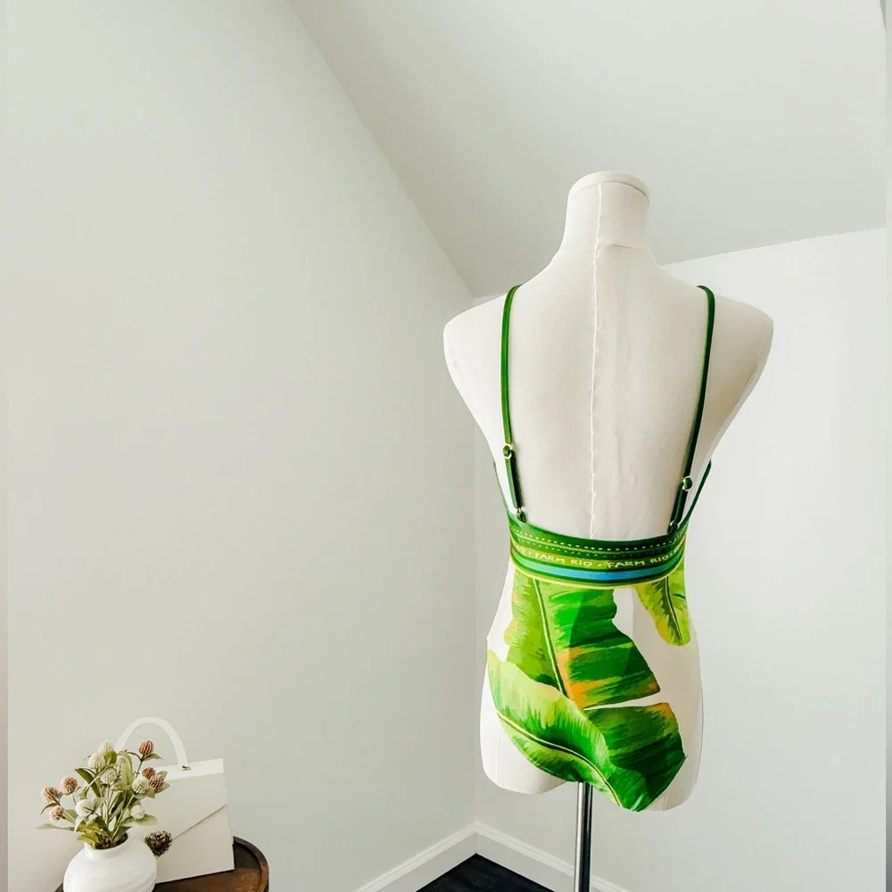 Farm Rio Fresh Forest One Piece Swimsuit - Picture 4 of 10